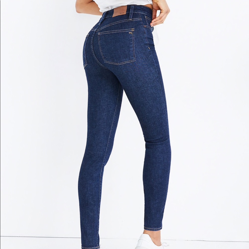Madewell Curvy High Rose Skinny Jeans Lucille Wash